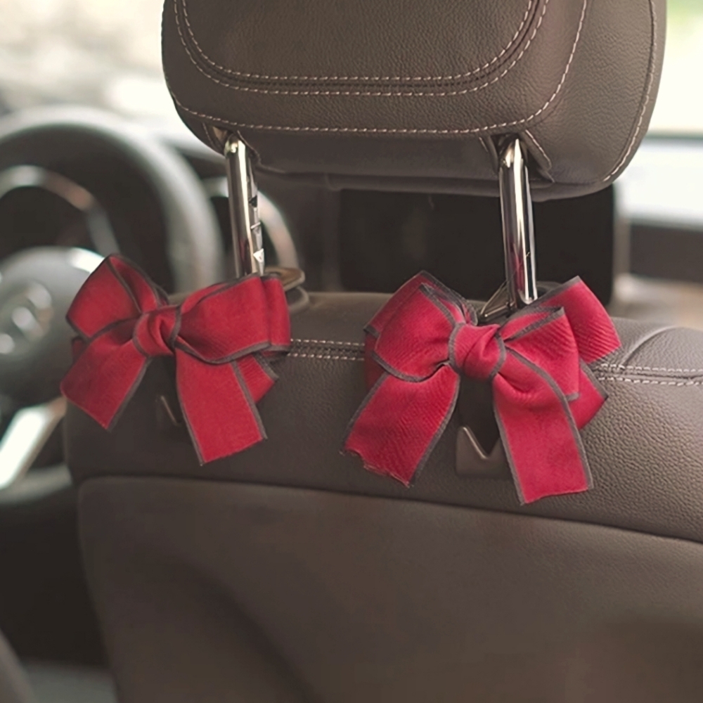 2 Bow Car Hooks